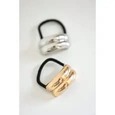 Elástico de Cabelo Feminino / Xuxinha Feminina / Elástico Chique Dourado e Prata