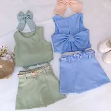 Conjunto Laço/conjunto infantil
