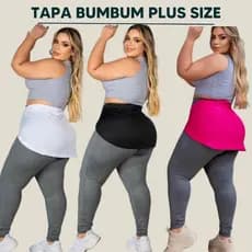 Tapa Bumbum Plus Size G ao G4 Academia Treino Musculação Feminino Cobre Bumbum