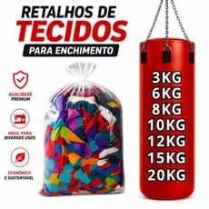 Tecidos Retalhos Enchimento de Saco de Pancada Pufss Sem Papel Apenas Tecidos Kgs