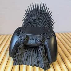 🗡️ Suporte para Controle PS5 Trono de Ferro | Organizador Gamer | Impressão 3D Premium