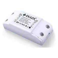 Interruptor Wifi ON/OFF Inteligente Alexa Rele Inteligente Ekaza Branco