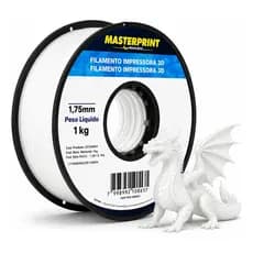 Filamento De Impressora 3D PETG 1,75mm 1kg MasterPrint