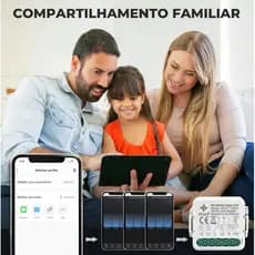 Interruptor Mini Zigbee 3 Canais Automação Alexa Ekaza