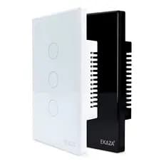 Interruptor 3 Botões Smart Automação 127/220v Branco Ekaza