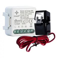 Módulo Inteligente Ekaza T3180wb Com Medidor De Consumo De Energia Suporta Até 80a 127/220v