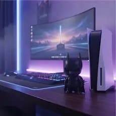 Boneco Batman Morcego Miniatura Decorativa 15cm Colecionável GAMER SETUP - Novidade exclusiva
