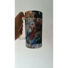 Caneca de chopp personalizada Jiraya Naruto Shippuuden caneca de vidro jateado 475 ml Anime sublimação