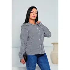 Camisa Social Manga Longa Feminina