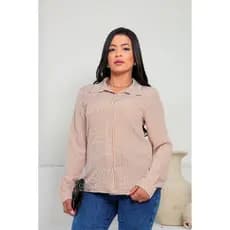 Camisa Social Manga Longa Feminina