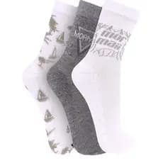 Kit Com 3 Pares De Meias Masculina Mormaii Original Cano Médio Básica