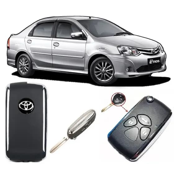 Chave Canivete Toyota Etios 2012 2013 2014 2015 2016 2017 2018 2019 2020 2021