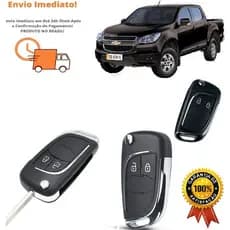 Chave Canivete Padrão Original para Chevrolet S10 2013 2014 2015 2016 reforçada ABS e METAL