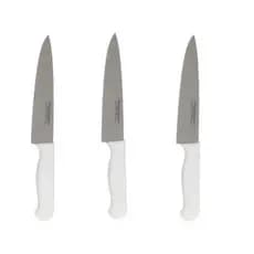 Kit Faca 6 Polegadas 26,8Cm  Para Cozinha E Cabo De Plástico Corte Precisos De Aço Inox
