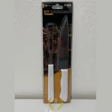 Kit Faca garfo inox - Kit Garfo + Faca inox Churrasco  [ Corte Rapido] Faca Cozinha
