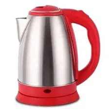 Chaleira elétrica Vermelha inox 220v e 110v Com Fervura Rápida e Agilidade Para o Dia a Dia