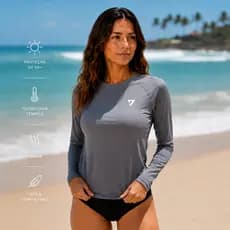 Blusa Segunda Pele Feminino Camisa Uv Feminina Termica Camiseta Manga Longa feminina Proteçao UV