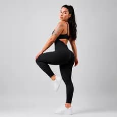 Macacão Feminino Poliamida Fitness Academia Sem Transparência Modelador Treino Casual Sevenline Yoga