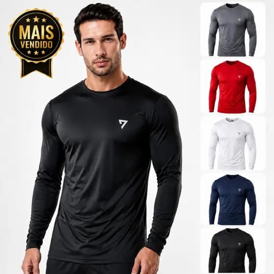 Camisa Proteção UV Masculina Blusa UV Masculino Manga Longa Camiseta UV manga longa masculina slim