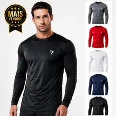 Camisa Proteção UV Masculina Blusa UV Masculino Manga Longa Camiseta UV manga longa masculina slim