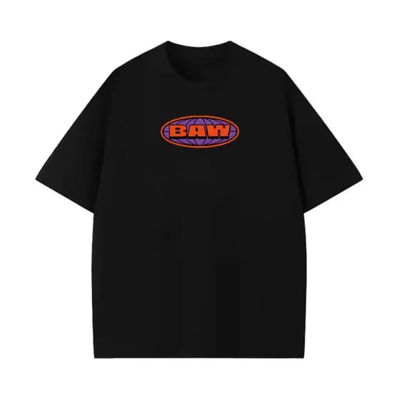 Camiseta Premium em 100% Algodão Puro  Camiseta Streetwear BAW  Estampada Camiseta Envio Imediato