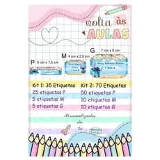 Kit Etiqueta Escolar Stitch / etiquetas de nomes/ etiqueta de lápis/ material escolar.