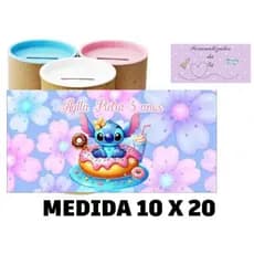 Adesivos Personalizados para Cofrinhos STITCH lembrancinhas Personalizadas para festas aniversários.