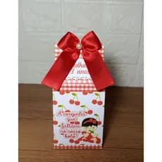 Caixas Milk Pegue e Monte CEREJINHA lembrancinhas Personalizadas para festas aniversários.
