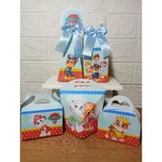 Kit Caixinhas PEGUE E MONTE Patrulha Canina Aquarela/caixinhas personalizadas/lembrancinhas de festas.