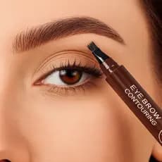 Caneta para Sobrancelha Fio a Fio Efeito Microblading Natural Preenche Falhas