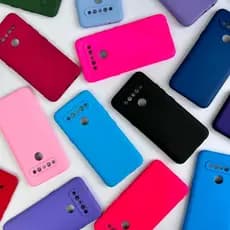Capa Case Capinha LG K61 Silicone Aveludada Colorida Proteção de Câmera Premium