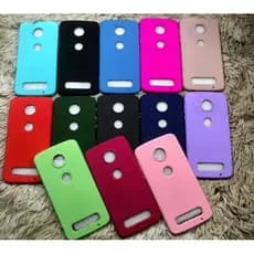 Capa Case Capinha Motorola Moto Z2 Play Silicone Aveludada com proteção de câmera
