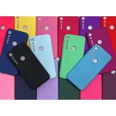 Capa Capinha Case Moto Motorola G8 Plus Silicone Aveludado Protetora Colorido