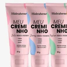 kit meu creminho+hidrabene+cuidado facial+corporal+creme+cuidado com a pele+hidratacao