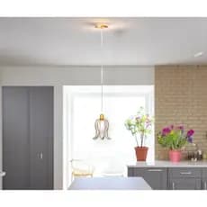 Pendente Lustre Aramado Tulipa Luminária de teto Retrô industrial Cozinha Quarto Cabeceira Varanda