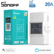 Sonoff POW Elite 20A Interruptor Inteligente Wifi com Medidor de Energia Controlador de Energia Inteligente