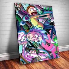 Quadro placa decorativa  Rick 20x30 Alta Qualidade 4k