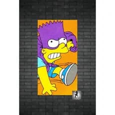 Quadro placa decorativa Bart 20x30  Alta Qualidade 4k