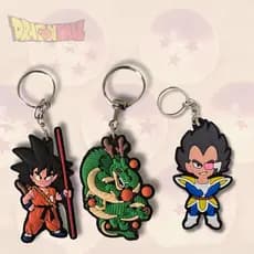 Chaveiro Dragon Ball DBZ Emborrachado Decoração Chaves Bolsa Mochila