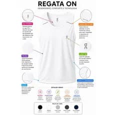 Regata Fitness Masculina Academia