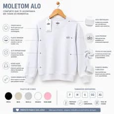 Casaco Moletom Feminino