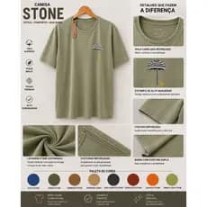 Camisa Estonada Masculina