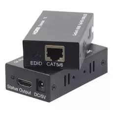 Extender Hdmi 60m Extensor Hdmi 60m Cat5e Cat6 Hdmi Bivolt
