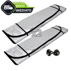 Kit Protetor Solar Para-brisa Painel De Carro Corta Sol Quebra Tapa Para Carros Universal (130x60cm)