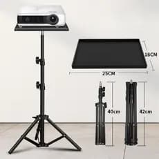 Suporte Projetor Tripé Universal Pedestal Bandeja Multiuso para acessórios