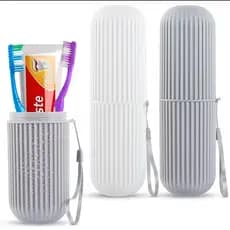 Estojo Case Porta Escovas e Pasta de Dentes Fio Dental Oculos Pinceis Canetas para Bolsa Academia Viagem Escola Trabalho
