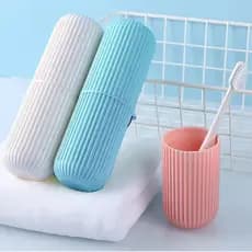 Estojo Porta Escova de Dentes e Pasta Fio Dental Guardar Oculos Pinceis Canetas para Bolsa Viagem Férias Escola Trabalho