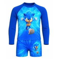 CONJUNTO CAMISA + SUNGA BOXER PROTEÇÃO UV 50+ VESTE DE 1 AO 16 ANOS