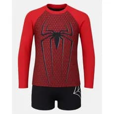 Conjunto Camisa Sunga Proteção Solar Uv FPU50+ Infantil Aranha