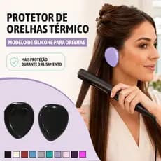Protetor de Orelha Térmico Protege de Queimadura e Química Salão Cabelereira